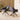 Quatropi Large 10 Seater Large Gloss Grey Oak Dining Table and Luxury Swivel Chairs