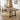 Quatropi Large 10 Seater Modern Wooden Dining Table and Chair Dining Set 320cm