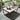 Quatropi Large Garden U-Shape Corner Sofa 6 Seat Outdoor Patio Grey Aluminium