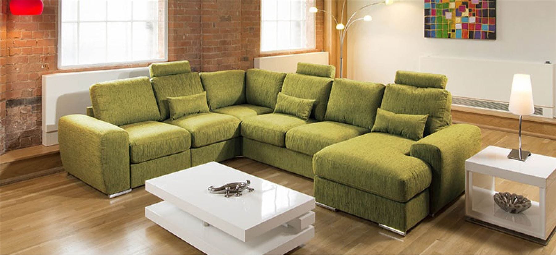 Quatropi Large Luxury L Shape Corner Cinema Sofa Chaise Any Colour Grande 4RH