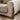 Quatropi Large Modern 3 Seater Sofa Designer Settee Couch Mink Chenille Fabric