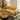 Quatropi Large Modern 3 Seater Sofa Designer Settee Couch Mustard Chenille Fabric