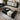 Quatropi Large Modern Coffee Table Rectangular Shagreen Black Oak Wood 130x70cm
