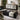 Quatropi Large Modern Coffee Table Rectangular Shagreen Black Oak Wood 130x70cm