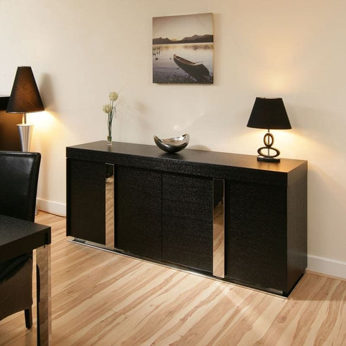 Large Modern Oak Sideboard / Cabinet / Buffet in Black Oak 2.0mtr 912M