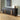 Quatropi Large Modern Sideboard Buffet Cabinet Black Oak Brass 200cm