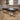 Quatropi Large Rectangular Wooden Coffee Table Black Oak & Gold 138x78cm