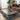 Quatropi Large Square Modern Coffee Table Matte Taupe Grey Metal Legs 120cm