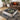 Quatropi Large Square Modern Coffee Table Storage Matte White Metal Legs 100cm