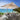 Quatropi Large Tilting Outdoor Garden Cantilever Parasol with Base Wood-Effect Taupe 300x400cm