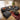 Quatropi Large U Shape Corner Sofa Footstool Chaise 6 Seater Modular Black
