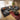 Quatropi Large U Shape Corner Sofa Footstool Chaise 6 Seater Modular Black