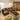 Quatropi Large U Shape Corner Sofa Footstool Chaise 6 Seater Modular Set Brown 6L