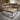 Quatropi Large Wooden Square Coffee Table Industrial Reclaimed Oak Metal 90cm