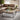 Quatropi Large Wooden Square Coffee Table Industrial Reclaimed Oak Metal 90cm