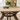 Quatropi Lucy 6 Chair Natural Round Solid Wooden Dining Set Teal