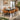 Quatropi Lucy 6 Seater Extending Ceramic Dining Set Grey & Orange