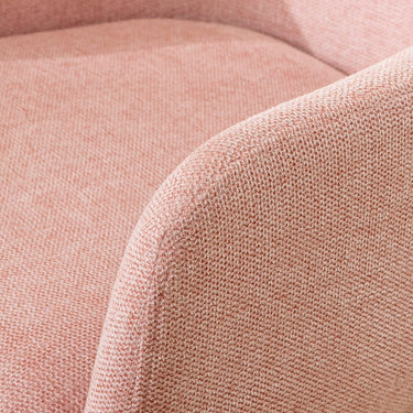 Quatropi Luna Swivel Carver Dining Chairs Pink