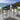 Quatropi Luxury 4 Seater Ceramic Outdoor Garden Bar Stool and Table Set Grey