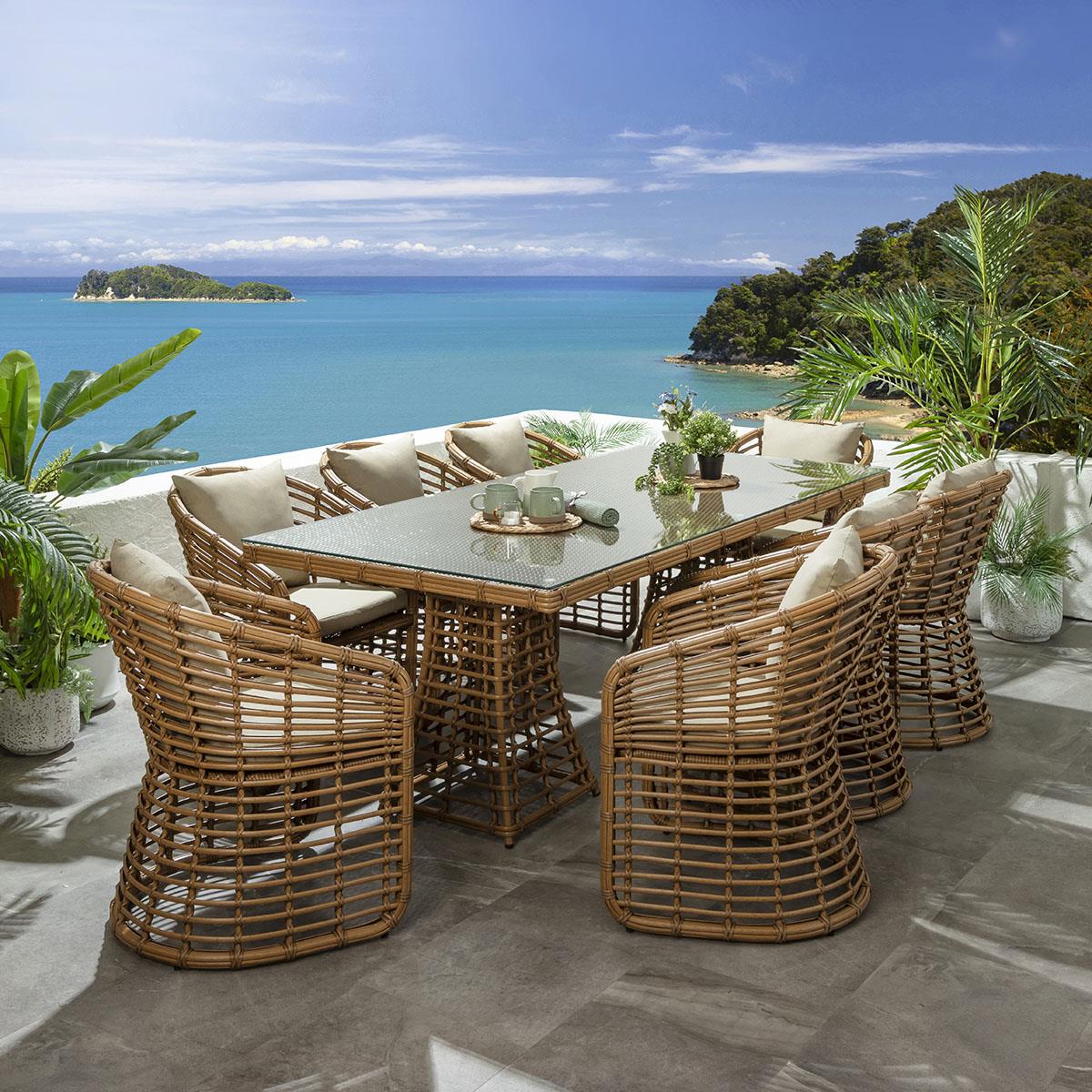 6 Seater Ceramic Marble Dining Table And Chairs Set Grey Velvet 180cm ...