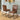 Quatropi Luxury Dining Chair Antique Brown Leather-Look Fabric