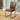 Quatropi Luxury Dining Chair Antique Brown Leather-Look Fabric