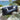 Quatropi Luxury Garden Sofa 3 Seat Modular Set Outdoor Patio Blue Rope Weave