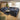 Quatropi Luxury Large U-Shaped Modular Sofa Couch 8 Seater Blue Fabric