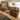 Quatropi Luxury Large U-Shaped Modular Sofa Couch 8 Seater Brown Fabric