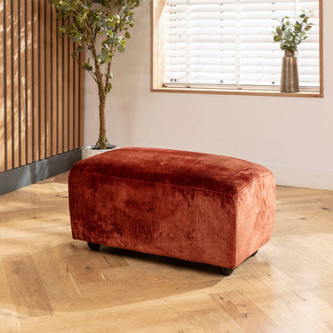 Quatropi Maddie Footstool Section Fire 86x73cm