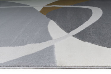 Quatropi Maison Large Rug Grey / Mustard / Cream / Light Grey 200 X 290cm