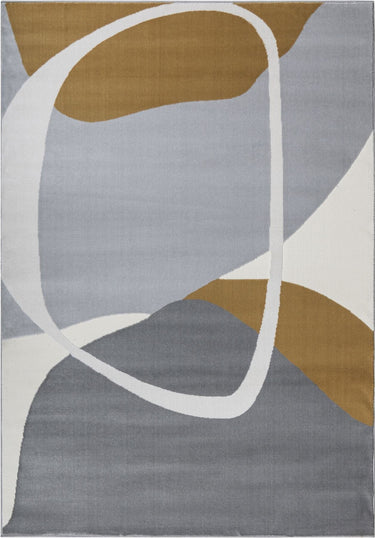 Quatropi Maison Medium Rug Grey / Mustard / Cream / Light Grey 160 X 230cm
