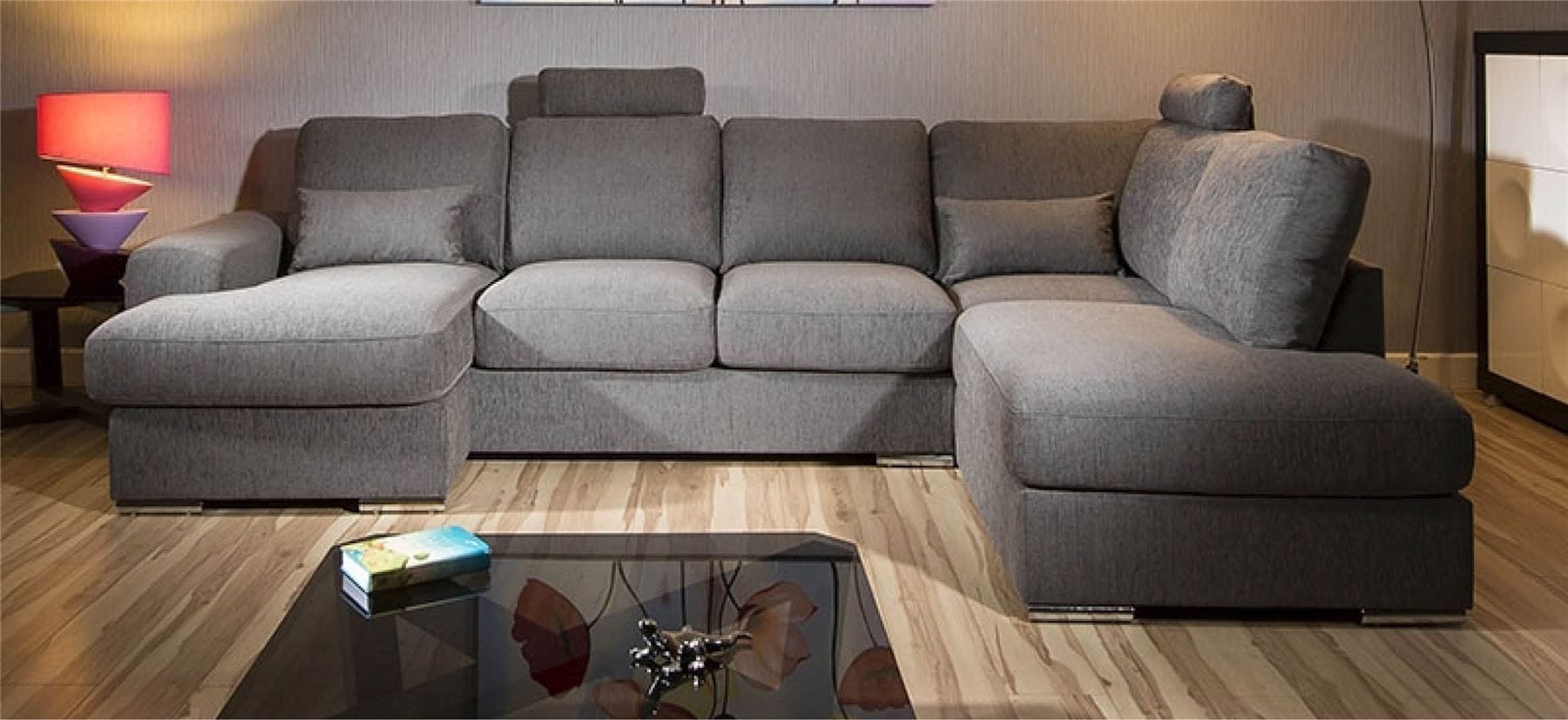 Quatropi Massive Modern L Shape Quality Sofa chaise Corner Group Grande 3RH