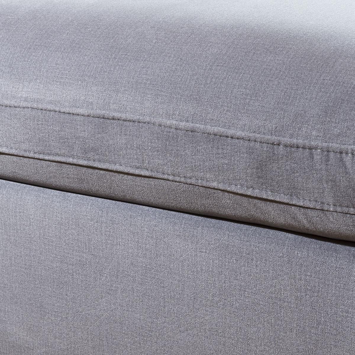 Quatropi Massive Modern Mikey Sofa Medium Grey U Shape Corner Couch 11