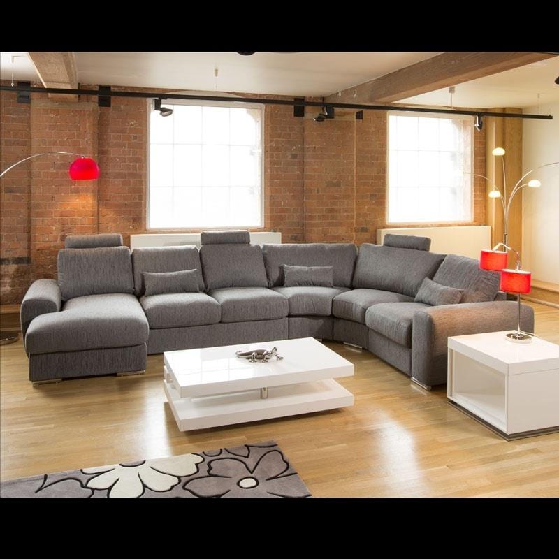 Quatropi Massive Ultra Modern High Quality Sofa Settee Corner Group Grande 24LH