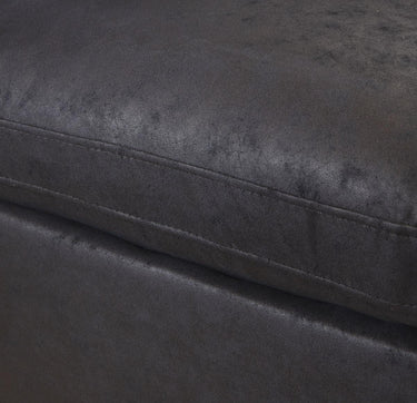 Quatropi Mikey Footstool Section Black 95x95cm