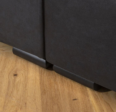 Quatropi Mikey Footstool Section Black 95x95cm