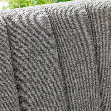 Quatropi Milano Premium Outdoor Fabric Garden Dining Chair Grey