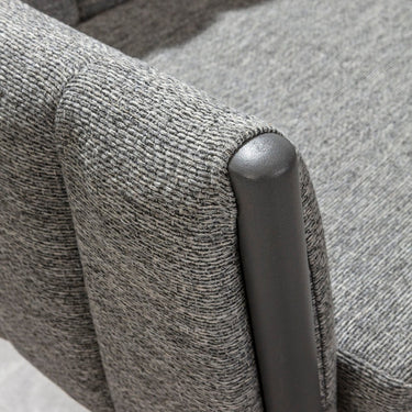 Quatropi Milano Premium Outdoor Fabric Garden Dining Chair Grey
