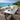 Quatropi Milano & Star 8 Seater Outdoor Garden Dining Set Coffee Beige & Grey Aluminium