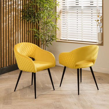 Quatropi Modern 10 Seater Dining Table Chairs Set Gloss Oak Yellow Velvet 240cm