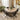 Quatropi Modern 150cm Round Wooden Dining Table And 6 Grey Leather Chairs Set