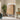 Quatropi Modern 2 Door Tall Bar Drinks Cabinet Oak Wood & Gold Metal Brown 108cm