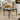 Quatropi Modern 2 Person Dining Set - Grey Ceramic Table - Swivel Dining Chairs