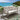 Quatropi Modern 2 Seater Aluminium Outdoor Garden Sofa Cream Beige Stripe 160cm