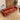 Quatropi Modern 2 Seater and 3 Seater Sofa Set Orange Textured Velvet