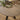 Quatropi Modern 2 Seater Small Round Solid Wood Dining Set Tan Faux Leather