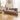 Quatropi Modern 2 Seater Sofa Grey Beige Textured Velvet 228x96cm