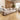 Quatropi Modern 3 Seater Sofa Grey Beige Textured Velvet 312x96cm
