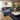 Quatropi Modern 4 Seat Small Modular L Shape Corner Sofa Couch Blue Fabric